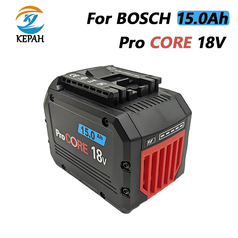 

15.0Ah ProCORE Replacement Battery, for Bosch 18V Cordless Tools BAT618 GBA18V BAT609 21700 High Power 10C Power cell