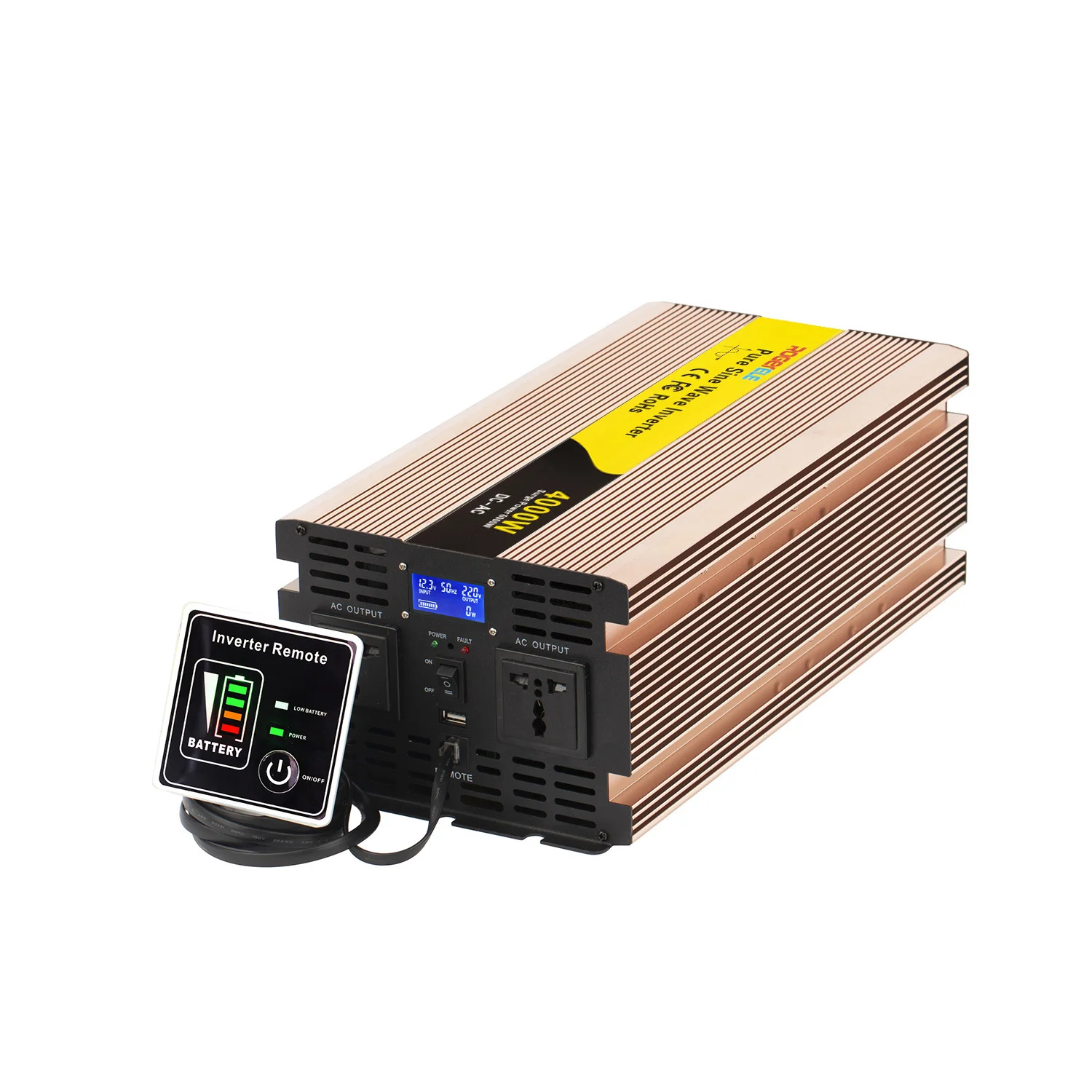 

4000W DC to AC Pure Sine Wave Solar Inverter remote Control