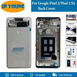Original Back Battery Cover For Google Pixel 2 Back Cover Door Case Rear Housing For HTC Google Pixel 2 XL Battery Cover Replace
