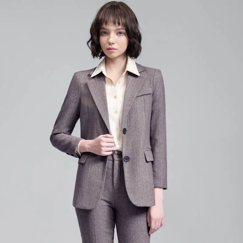 Women's Suit Set New Professional Wear Elegant High-end Autumn Winter Business Manager Workwear Commuting Formal Attire