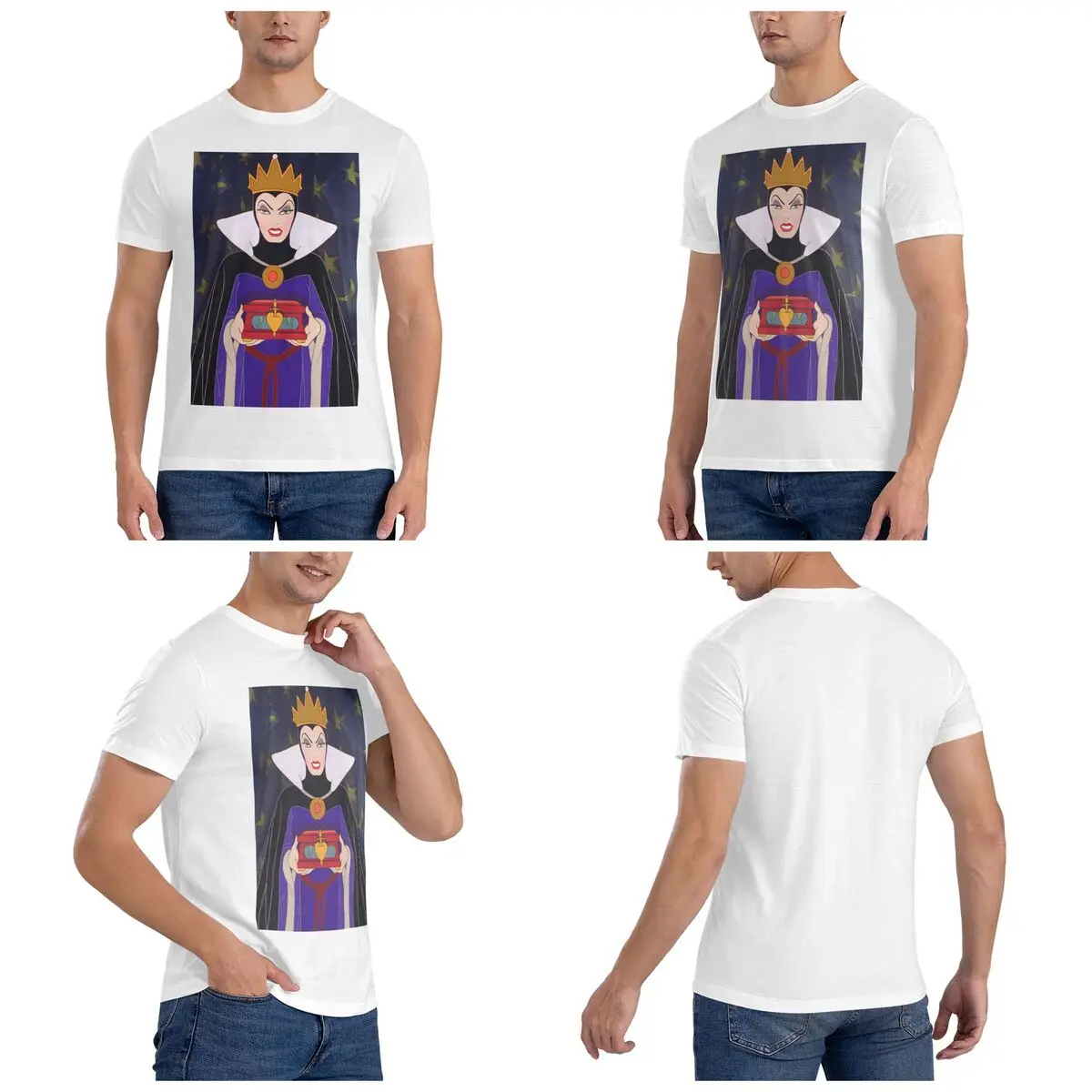 Disney Villains Challenge T-Shirt for Men Cotton Plus Size T Shirts Men's Short Sleeve O-Neck Summer Clothes Tops S-6XL