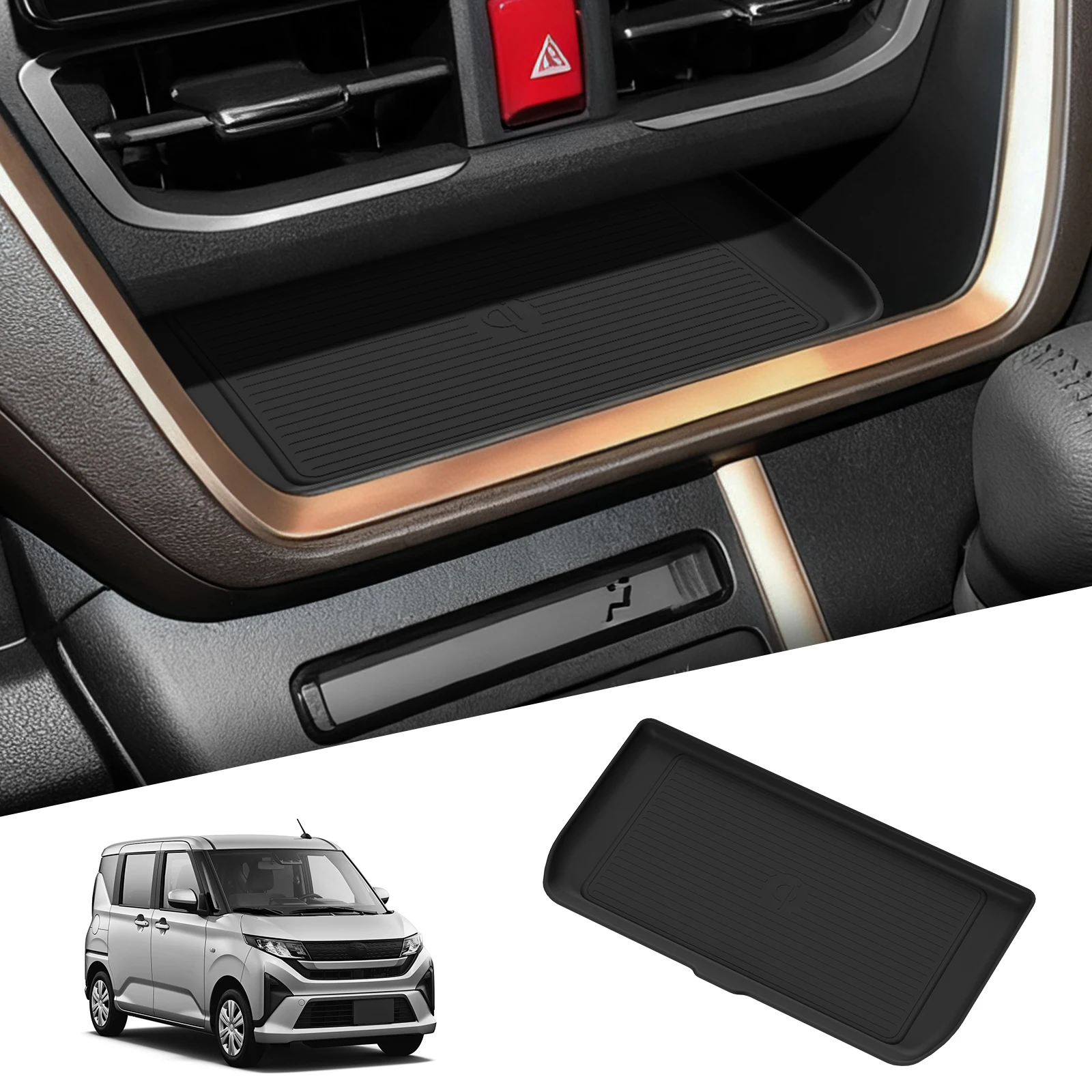 

Smabee for DAIHATSU MOVE LA850S LA860S 2025 Car Anti Dirt Pad Mobile Wireless Charging Anti-Slip Mats Interior Accessiories