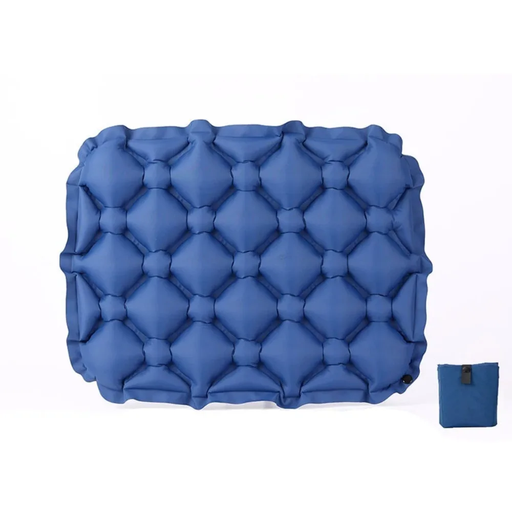 Foldable Inflatable Seat Cushion Moisture-proof Lightweight Car Seat Cushion Space-saving Water Resistant Camping Chair Mat