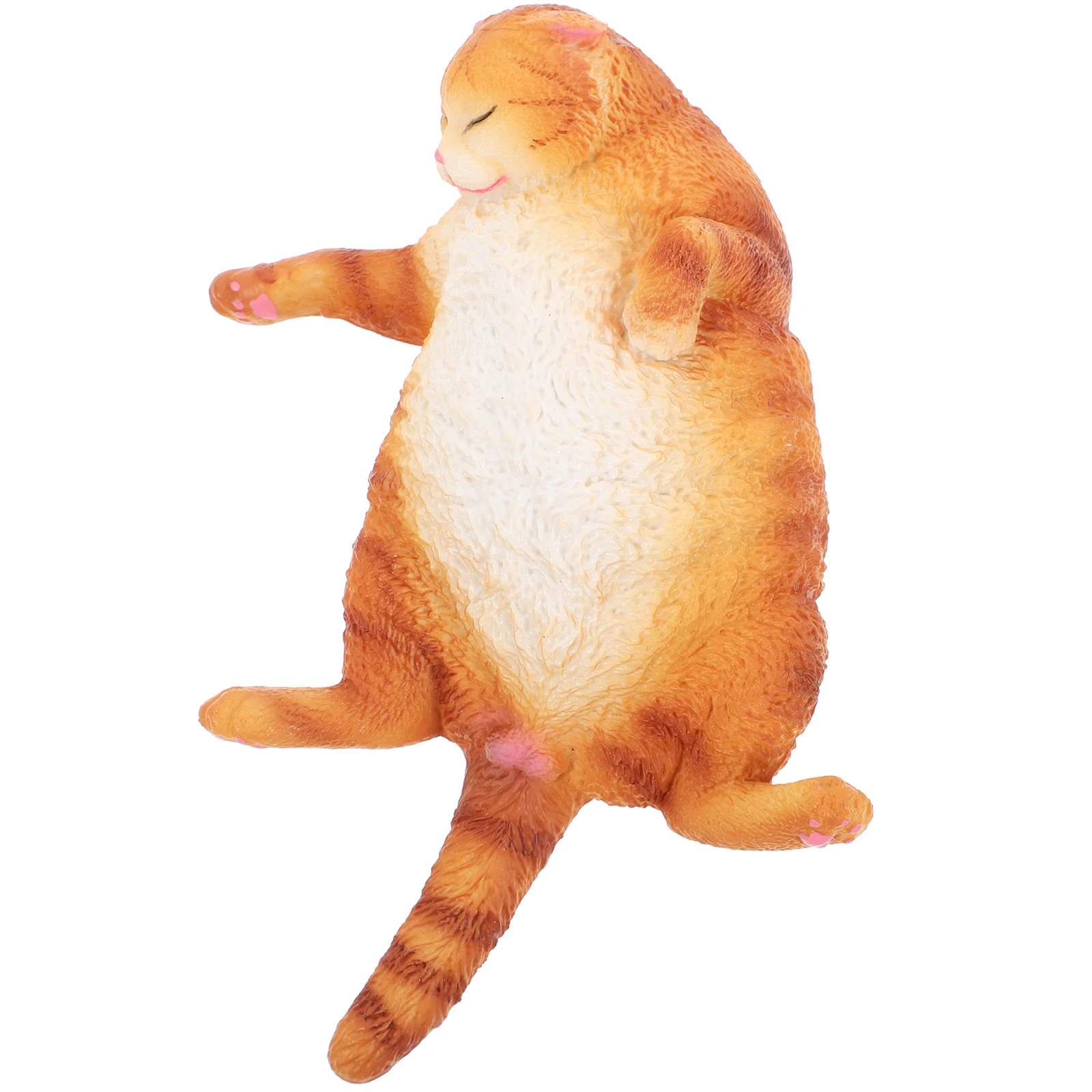 

Sleeping Cat Statue Garden Decoration For Lawn Yard Patio Outdoor Plastic Cat Ornament Cute Animal Statues Garden Decor