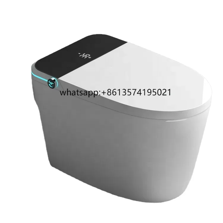 

TLuxury Ceramic Toilet Fully Automatic Bidet Warm Air Drying Anti-Splash Gravity Flushing Sanitary Smart Toilet
