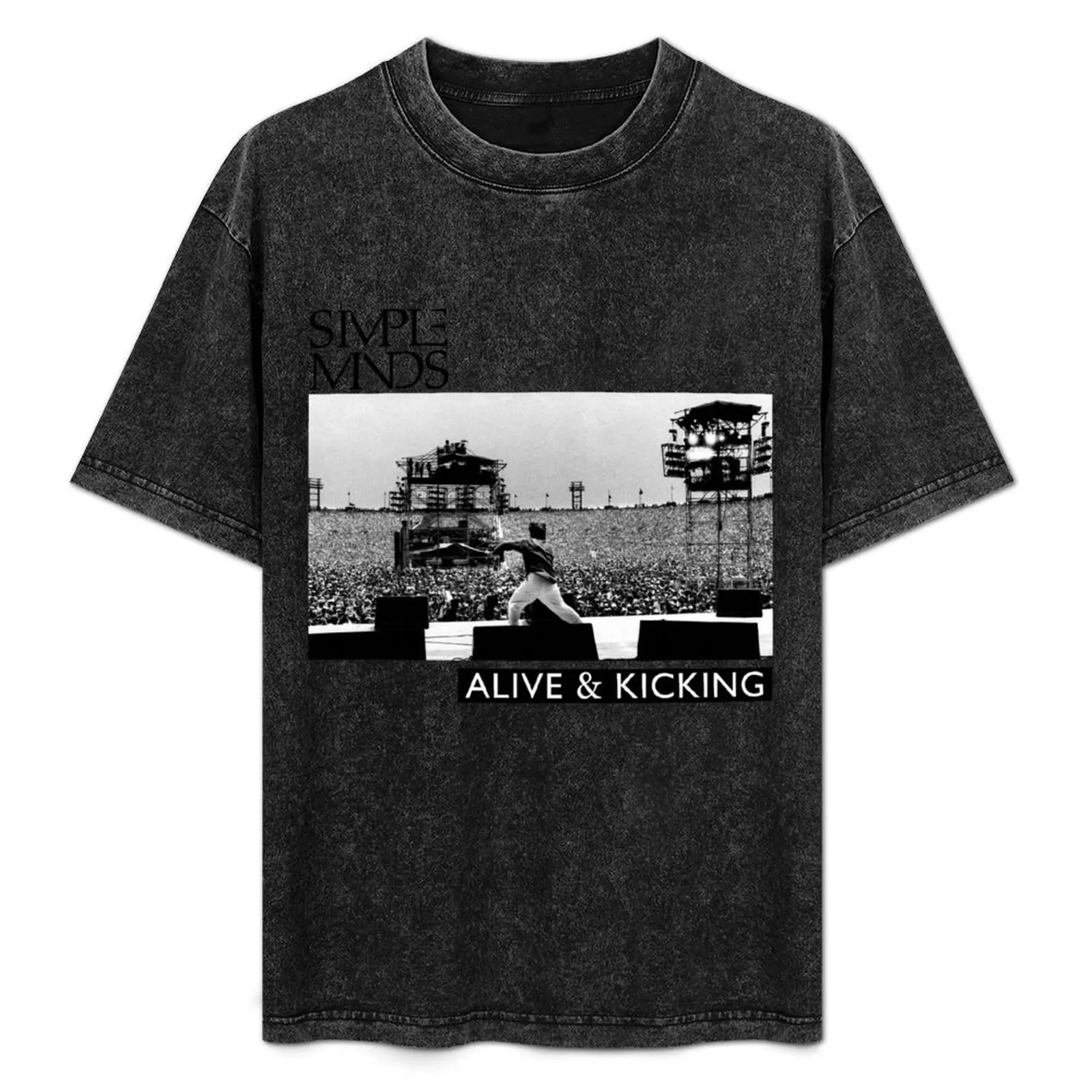 Simple Minds - T-shirt Alive & Kicking Live