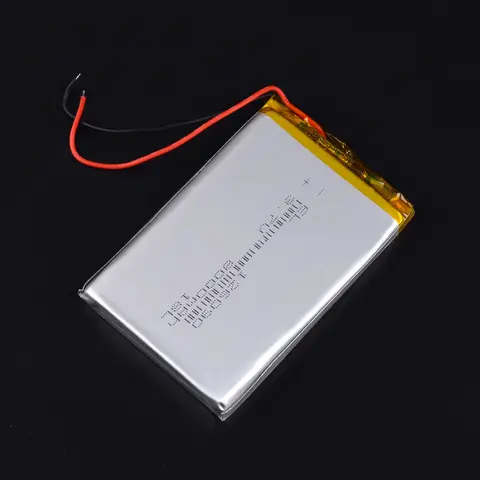JST 1.25 2P /JST2.0/ 3.7V 8000mah 126090 लिथियम पॉलिमर Li-ion बैटरी पैड DIY ई-बुक GPS PSP DVD पावर बैंक टैबलेट PC IPAQ के लिए 10 best sales 126090 बैटरी - №3