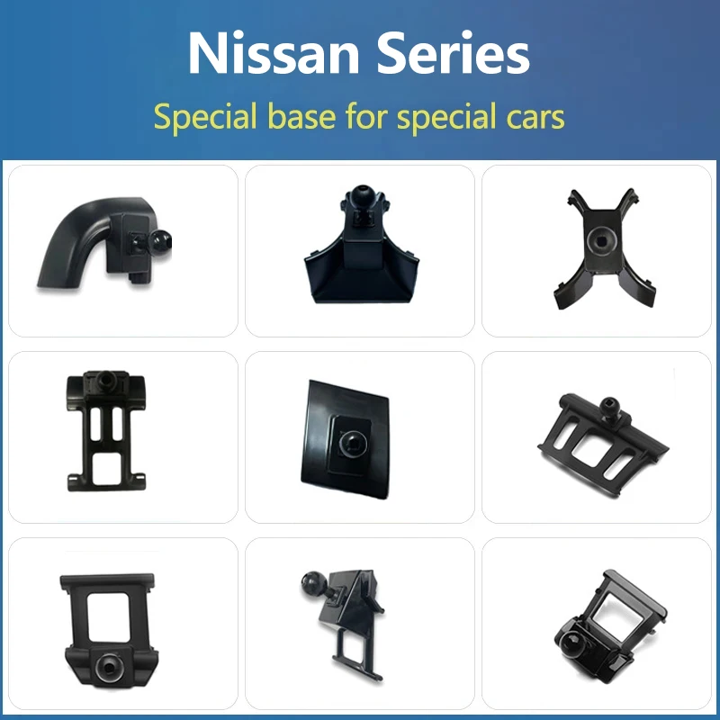 Dedicated Car Smartphone Stand Base Mount Bracket For Nissan X-Trail Qashqai Kicks Sunny Tiida Teana Patrol LANNIA Bluebird