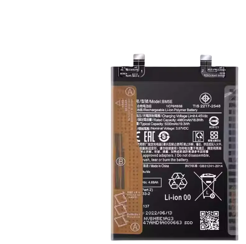 Original 100% authentique für k50pro k50g bm5e/5f bm5e bp48 bm5j und werkzeuge