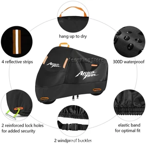 Capa para motocicleta Honda CRF1100L, África, Dupla Aventura, Esportes, Exterior, Chuva, Dustproof, Protetor UV, Capas 12 principais vendas capa de chuva honda - №7