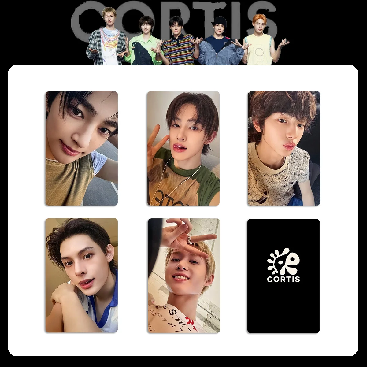 5 pçs/set Kpop CORTIS Photocards Álbum PhotoCards BOARDCAS Lucky Draw Cartões UNIVERSAL WVS Store Benefit Cartões Coleção de Fãs