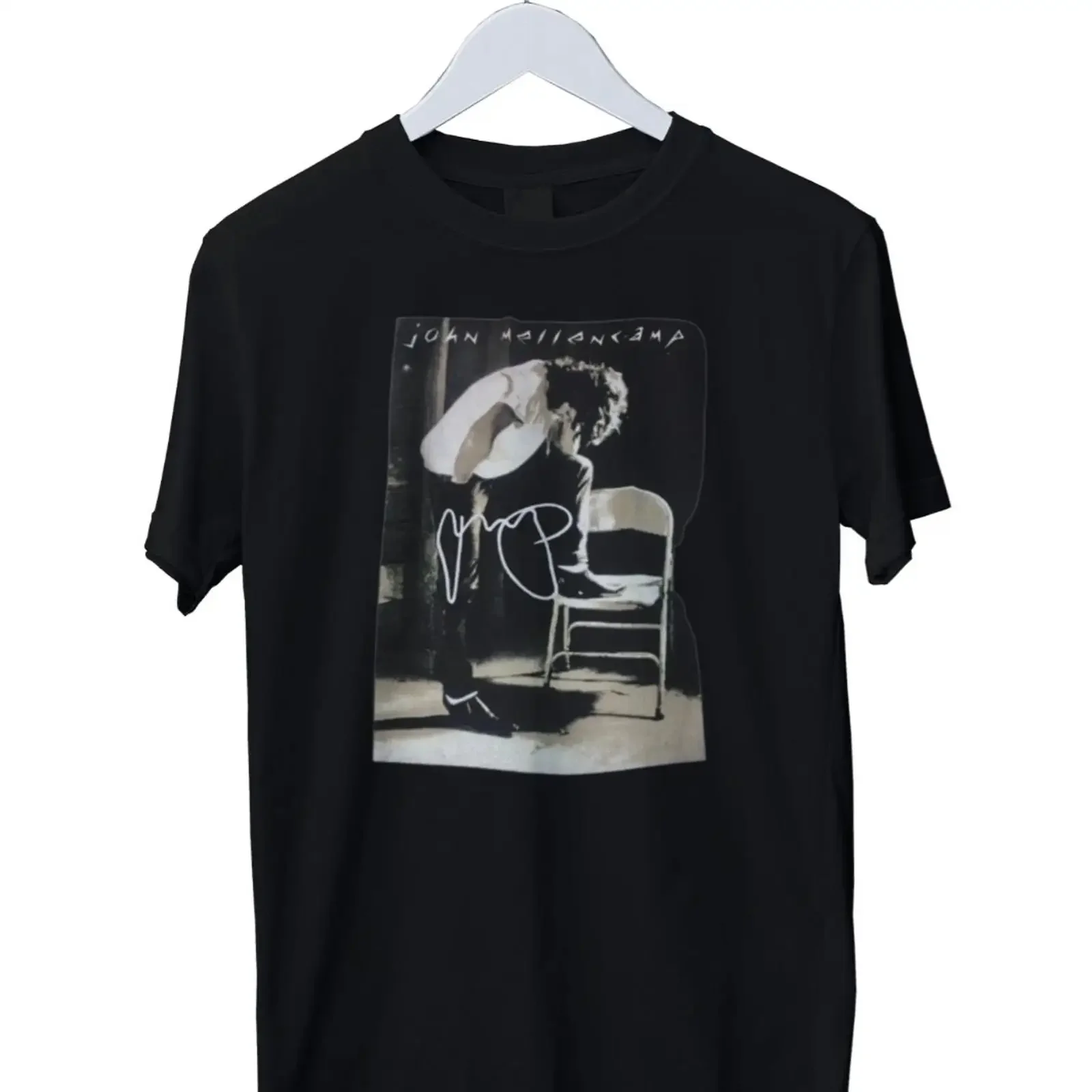 Vintage John Cougar Mellencamp Konzert Grafik T Shirt Herren S M L XL 2 3 4 vintage Washed homme Stretched Versatile Casual