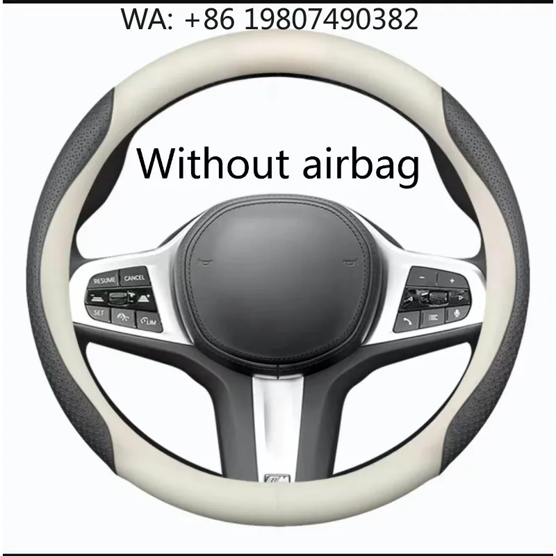 

New Upade Carbon Fiber Leather Steering Wheel With Racing Paddles Modified Trim Fit 3 4 5 Series X3 X5 X6 CS Models
