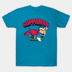 heavyweight Informal New Arrival anime Sale clothes Summer harajuku Dr.Slump Arale Suppaman Short Sleeve O-neck S-5XL Homme Tee