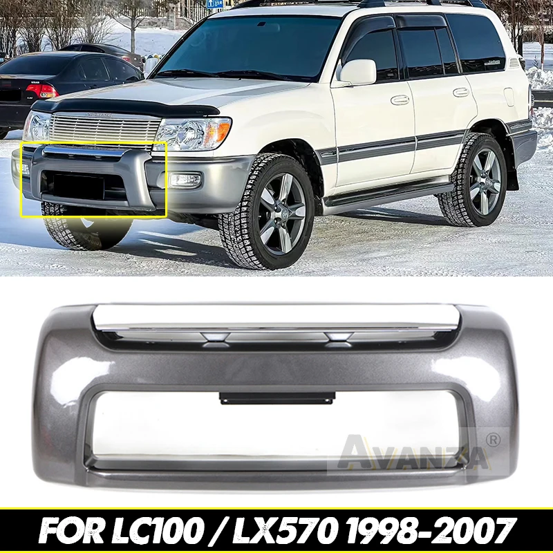 Front bumper protection car installation For Land cursier LC100/For Lexus LX570 1998-2007 1999 2000 2001 2002 2003 2004 2005