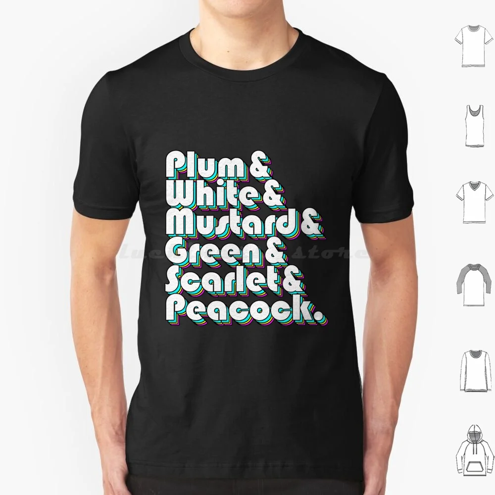 Clue : The Movie T-Shirt Vintage, T-Shirt en coton, Cool Tee Clue Movie, 80s Movie Lover, Movie Reference Movies, 80s Name, 6XL, 1985