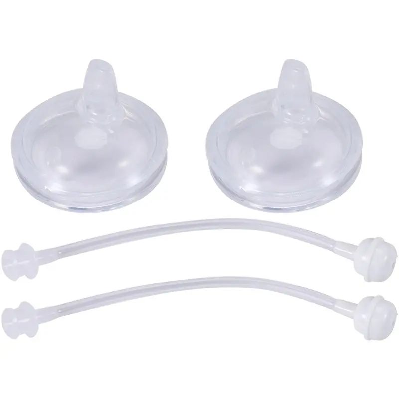 Bicos de transição (2 unidades) para mamadeiras Comotomo e Mason, fáceis de limpar, à prova de derramamento, 7 cm de diâmetro.