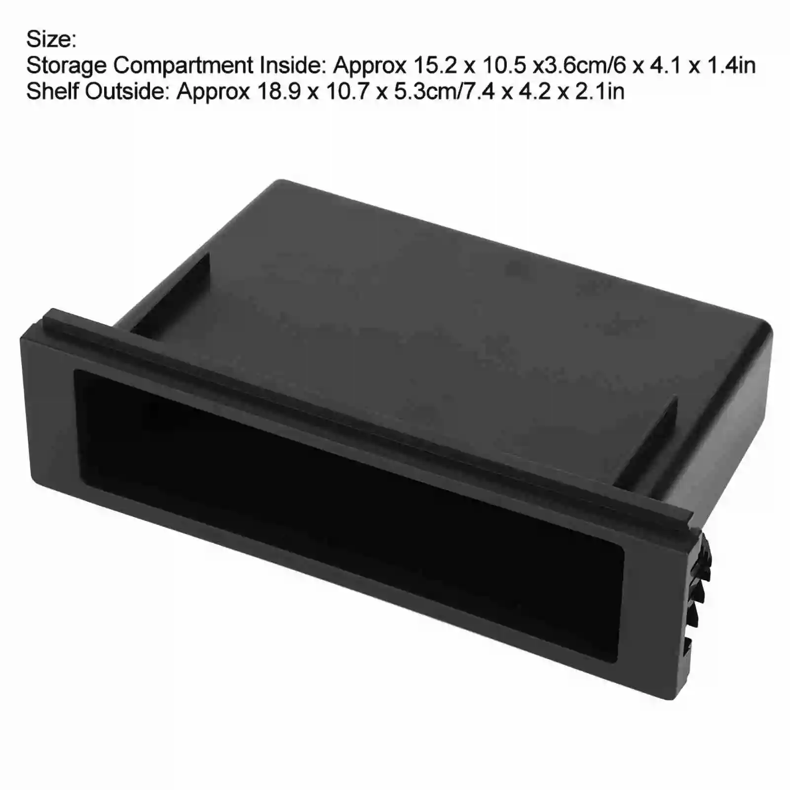 Car Auto Single 1Din Car Stereo Radio Dashboard Storage Box Inner Organizer for Chevrolet Cruze Coupe 2-Door 6.2L 2016
