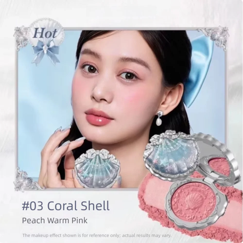 

New Embossed Design Flower Knows Blush Luxury Hybrid Formula Vintage Pearl Makeup Elegant Cosmetics