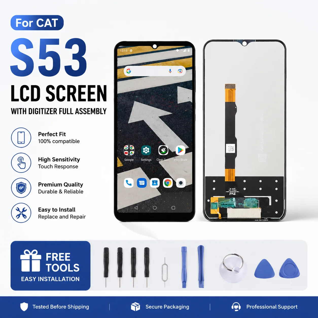 for-cat-s53-lcd-screen-display-with-digitizer-touch-screen-full-assembly-replacement-repair-part
