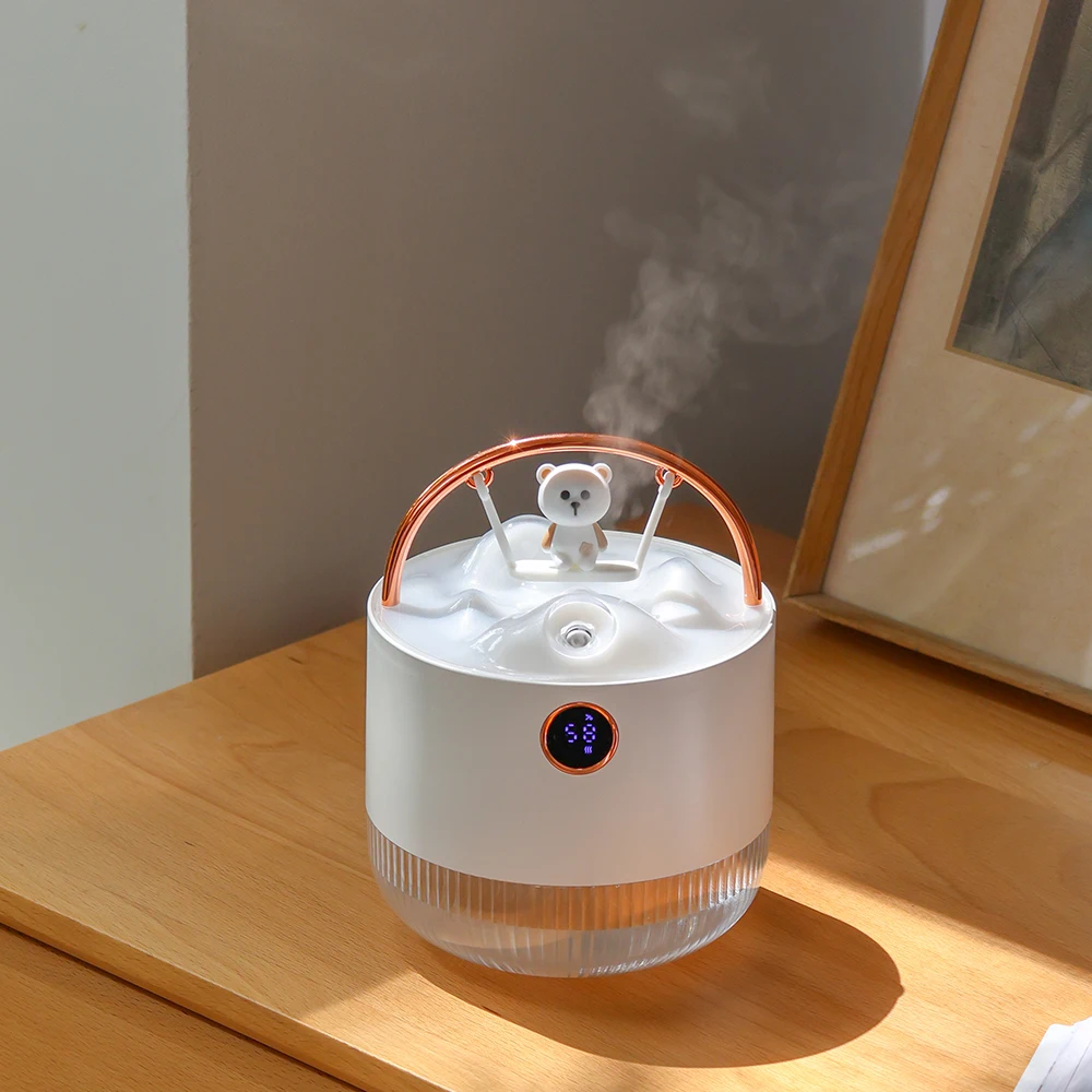 Увлажнитель воздуха ультразвуковой с зарядкой от USB, 600 мл, 2000 мА · ч