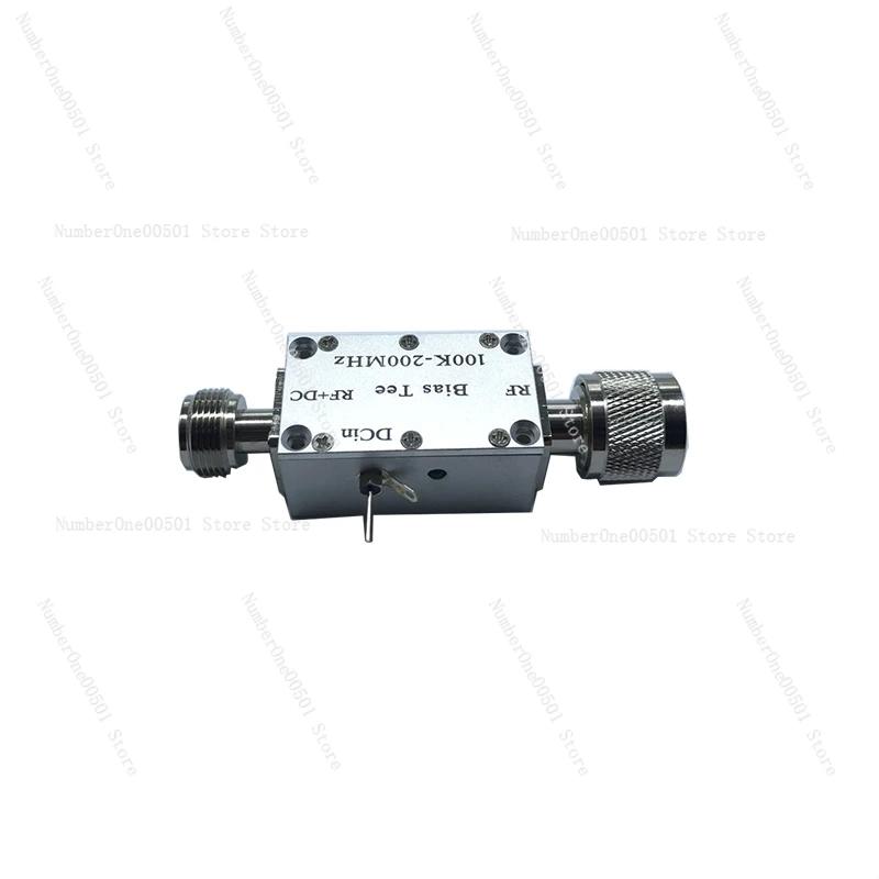 Long  Medium Wave Short Wave Ultra Short Wave DC Bias DC Break Device Coaxial Feed 0.1-200mhz 1A