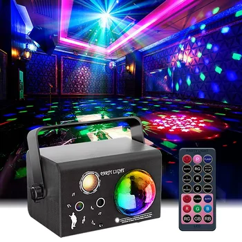 10W Party Lights Dj Stage Laser Disco Light Christmas Projector Sound Activated Dance…