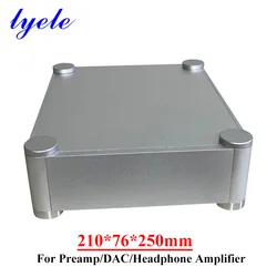 210*76*250Mm All-Aluminium Voorversterker Chassis Dac Amp Chassis Diy Audio Versterker Shell