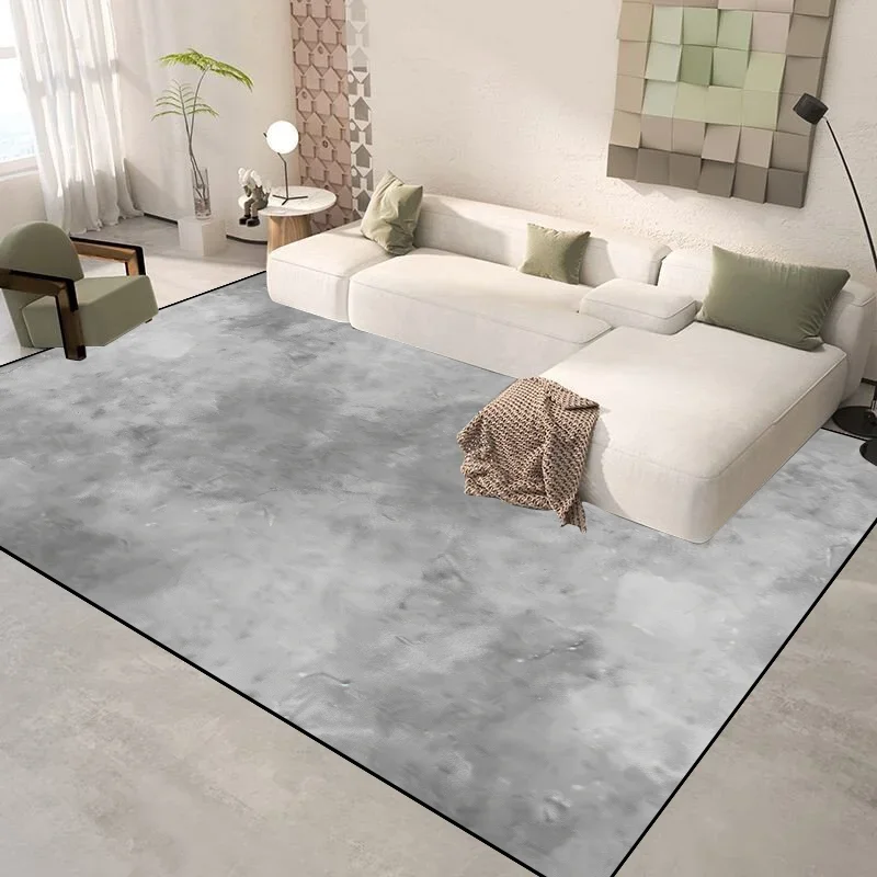 Nordic Living Room Carpet Modern Sofa Coffee Table Carpets Light Luxury Bedroom Bedside Rug Study Hallway Non-slip Rugs Washable