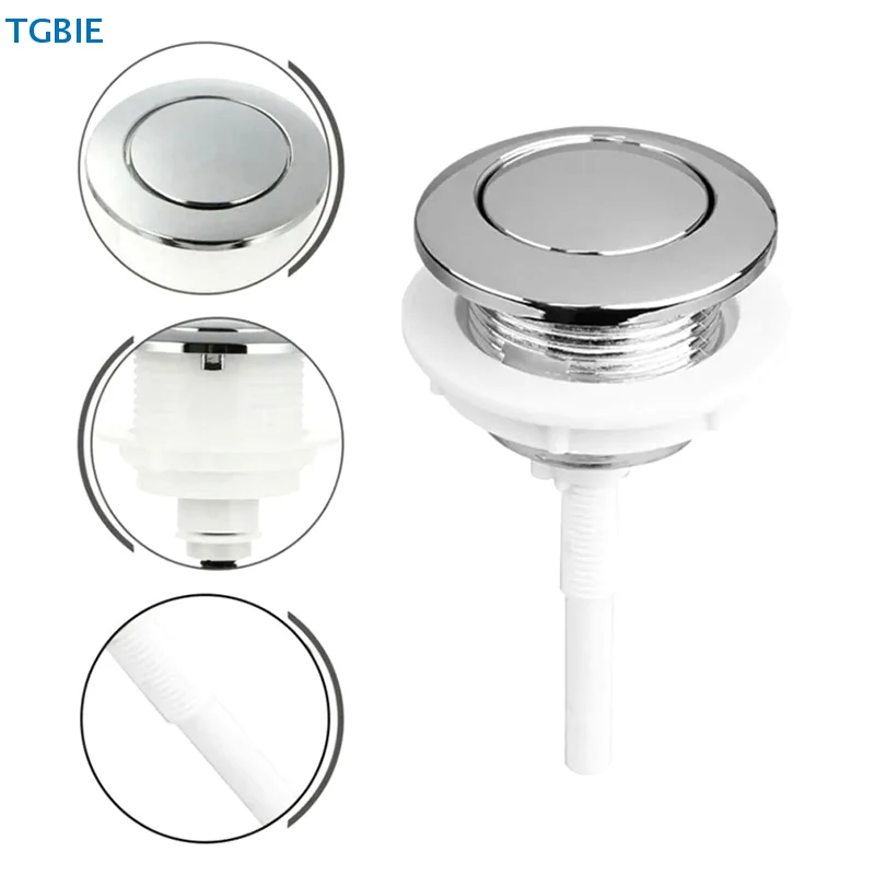 [TL][TL]Tool Toilet Tank Button Corrosion-resistant Flush Toilet Push Single Rust-proof Household Products Accessories
