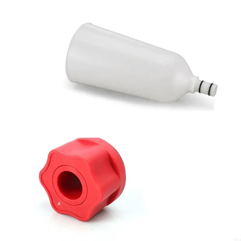 W91B Oil Funnel Car Engine Plastic Oil Funnel Adaptor Filling Set Platics Made