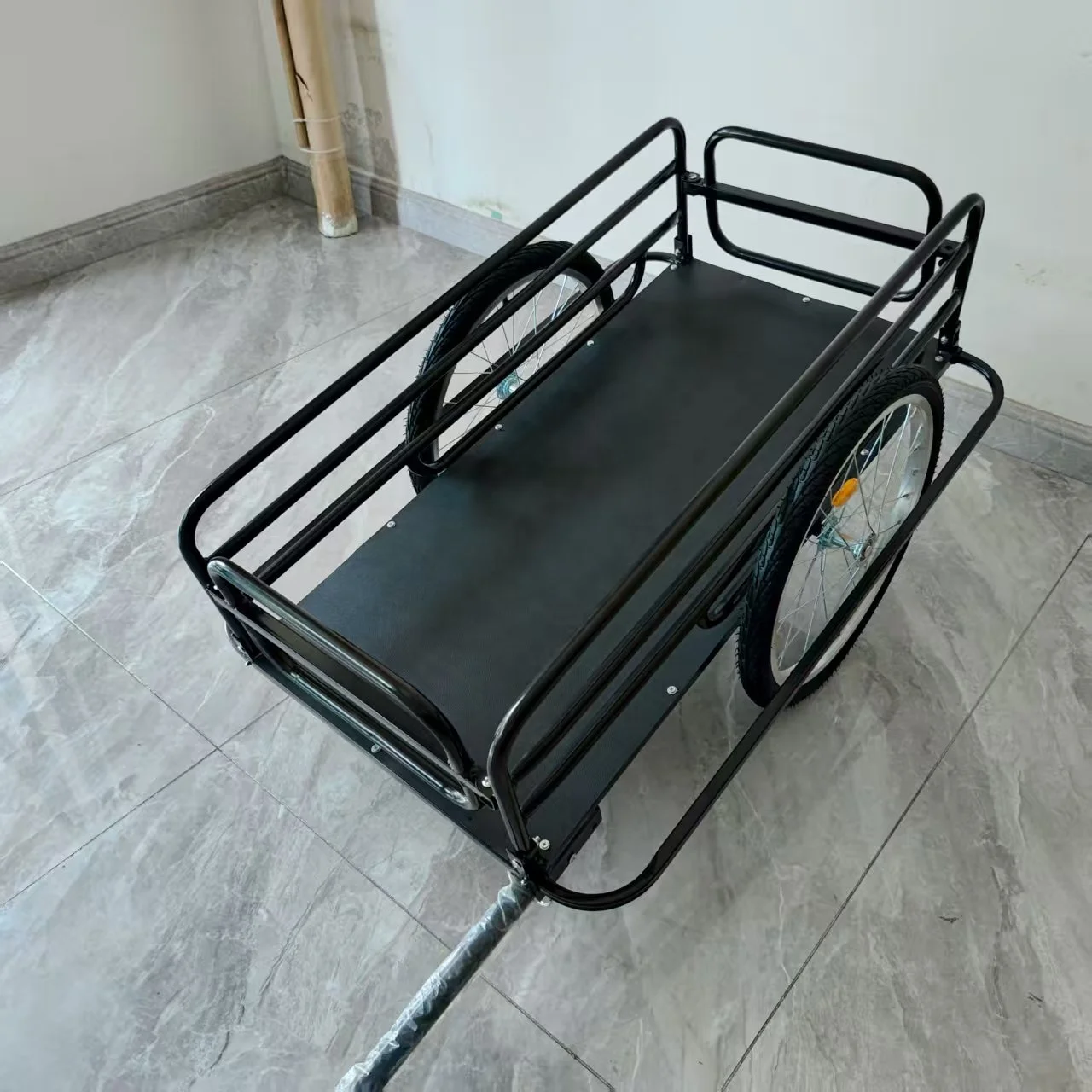 تخصيص الثقيلة عربة دراجة قابلة للطي عربة وصلة عالمية منصة OEM دراجة البضائع مقطورة لعربات اليد والعربات #3