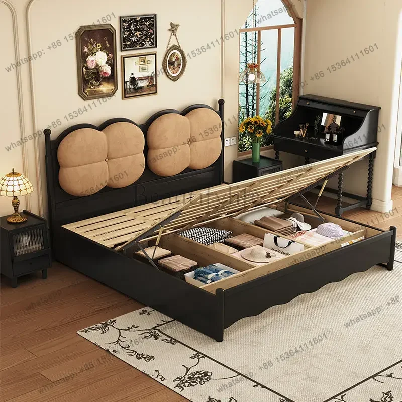ld Design Mobile Bed Princess Sleeping Bedroom  Luxury Modern Double  Bed Wooden Letto Matrimoniale Home Furniture