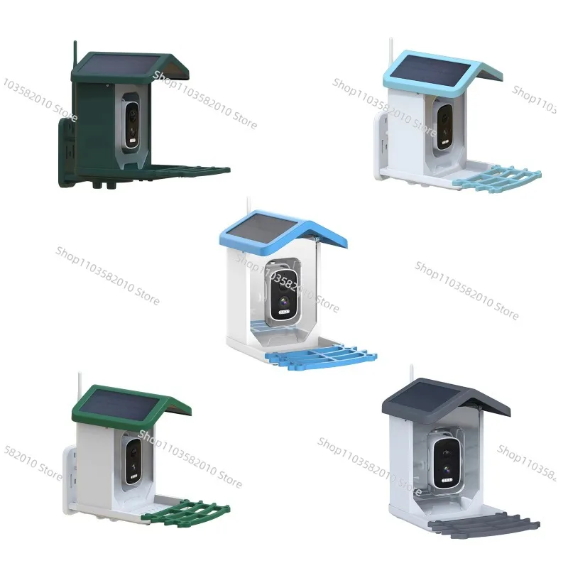 Automatic Outdoor Plastic Bird Feeder with Camera Stylish Solid Pattern Hummingbird Feeder Eco-Friendly