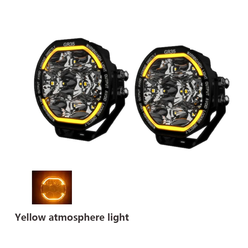 3.5 Inch White/Yellow Offroad Spotlight LED Work lights For Jeep Wrangler Truck Pickup ATV UTV SUV Motorcycle Auxiliary Lamp