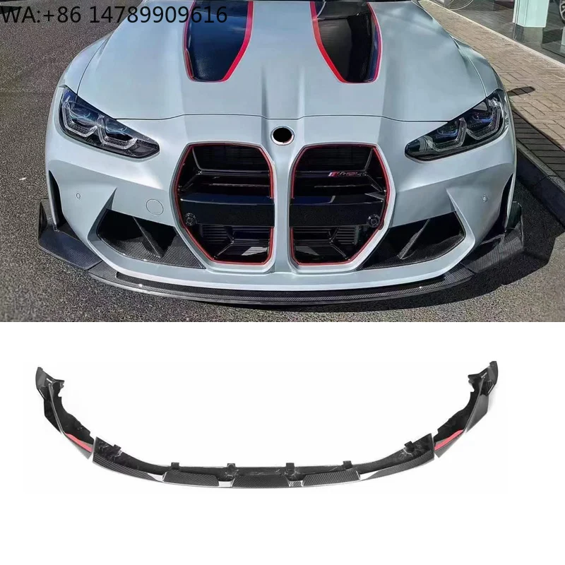 

High-end Custom Body Kit For Old-to-New ConversionG80 G82 M3 M4 CSL Style Carbon Fiber Front Lip For M3 M4 2021-2024
