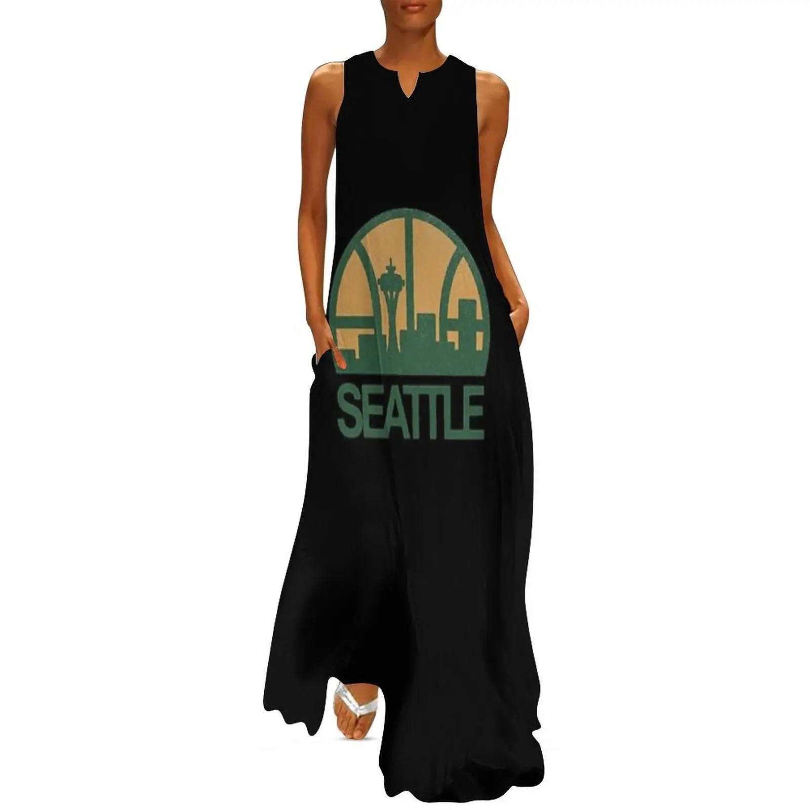 

Seattle Sonics Long Dress dress for women evening dresses women party dress women elegant luxury