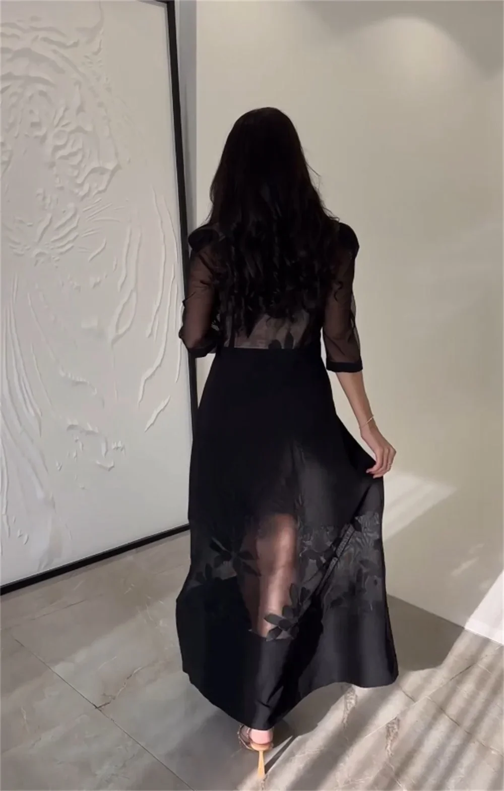 Personalizado arábia saudita vestido de baile dearin jóia a linha até o chão saias tule sob medida vestidos de ocasião vestido formal de noite