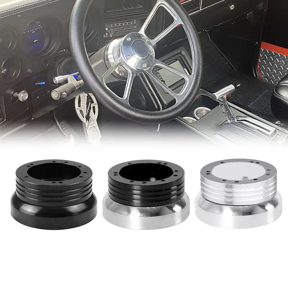 Car 5 & 6 Hole Billet Steering Wheel Hub Adapter For Chevrolet Car Steering Wheel Polished Hub Adapter Modification Accessories