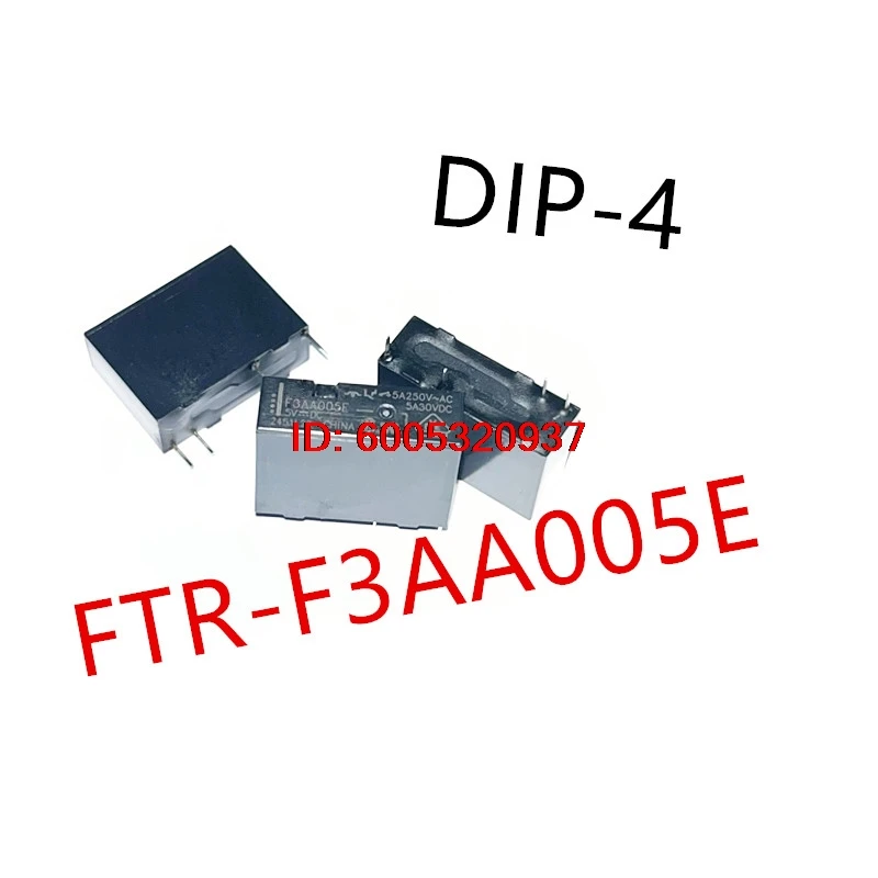 10piece  FTR-F3AA005E 、FTR-F3AA012E 、FTR-F3AA024E  DIP-4    New power relay   F3AA005E 、F3AA012E 、F3AA024E