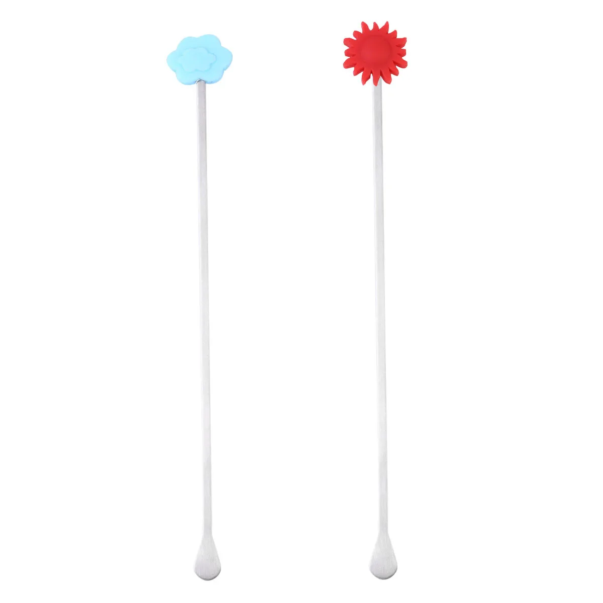 2Pcs Milk Powder Stirring Sticks Stainless Steel Heatproof Rods for Coffee Cocktail Juice Mixing Stir Bars for Home Use