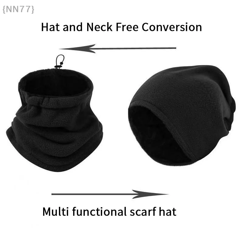 Unisex Winter Fleece Balaclava - Windproof Neck Warmer & Face Mask For Motorcycle, Camping & Hiking