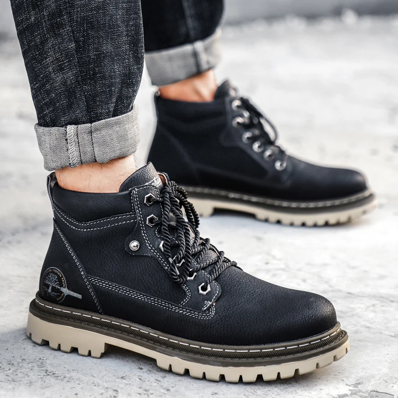 Men's High-Top British Style M - Men'S Shoes Low Top ulasan dan harga