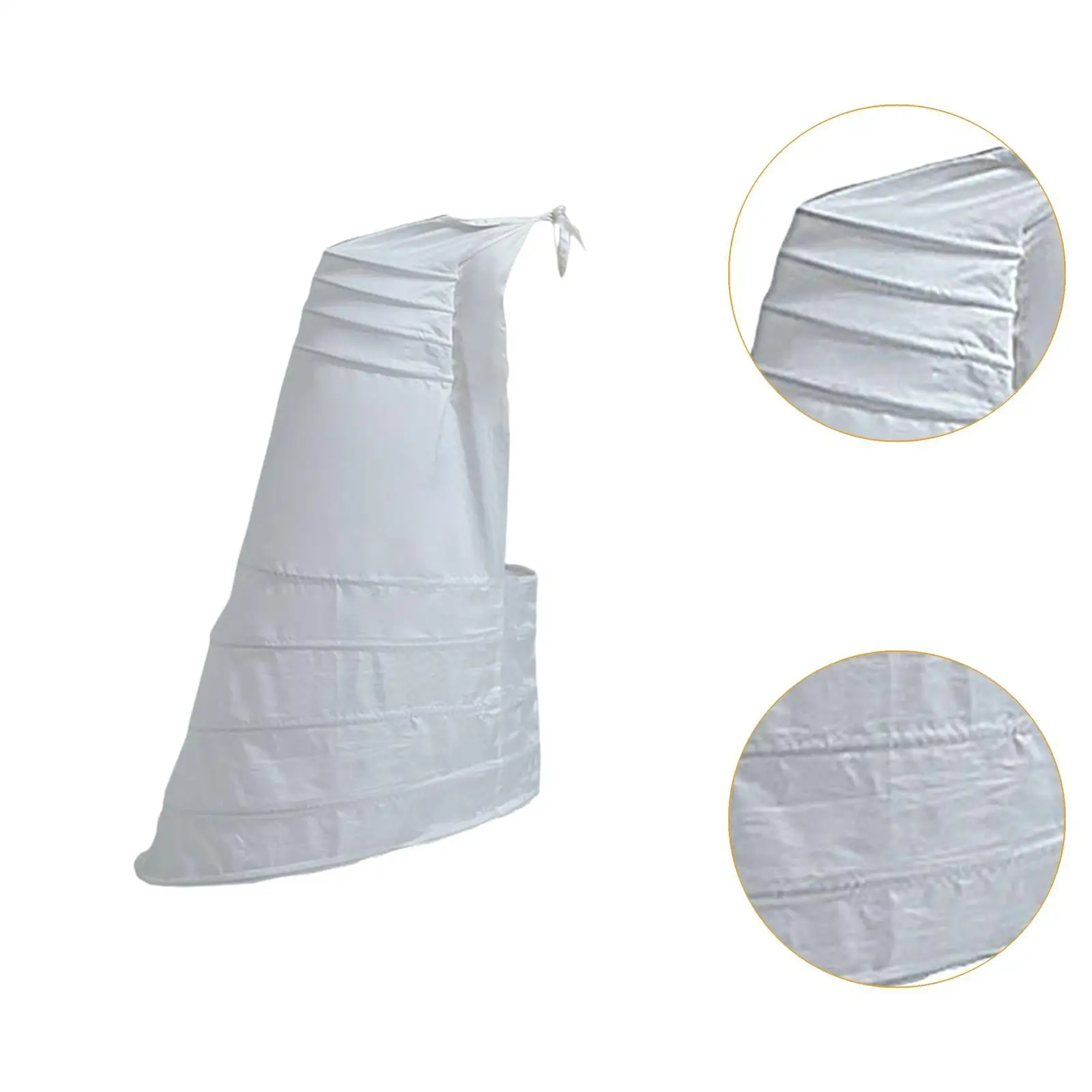 Women Crinoline Petticoat Skirt Hoop Bustle Underskirt Medieval Wedding Petticoat Skirt for Gown Ball Banquet Prom Wedding image 5
