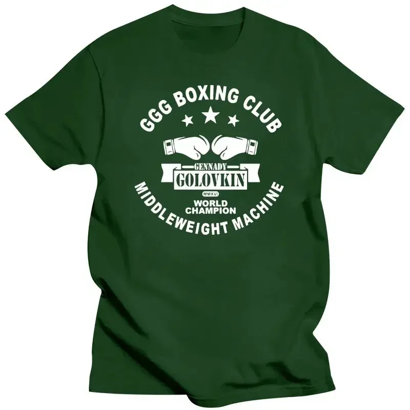 Golovkin Team T Shirt  Unisex Heavy Cotton Tee Mens Clothing GGG Boxing Club T Shirt  harajuku  oversized t shirt  men clothing image 4
