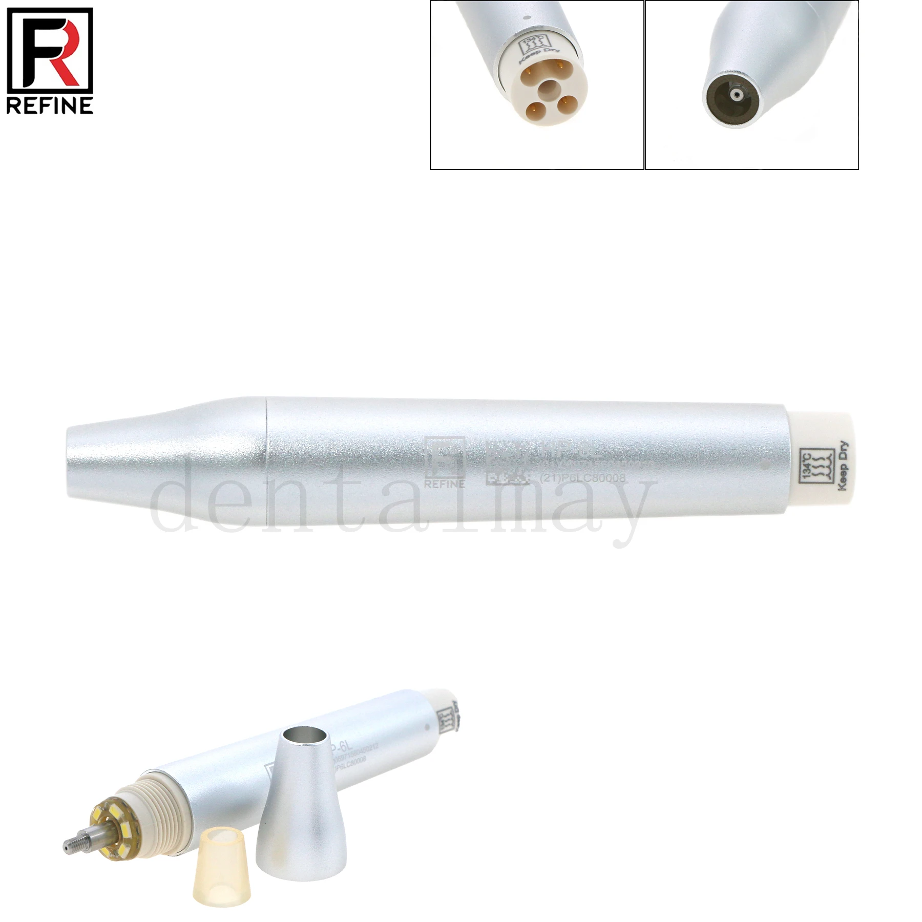 Refine Dental Ultrasonic Scaler Removable LED Handpiece fit Woodpecker EMS HP-6L