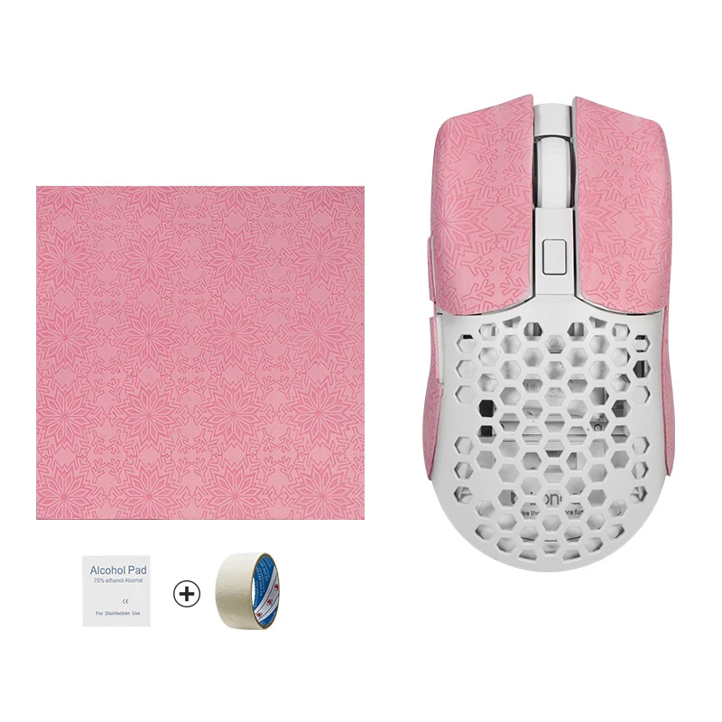 12*11cm DIY Anti-Slip Universal Style Mouse Sticker Wireless Gaming Sweat-Proof Mouse Grip Tape Wear-Resistant PC Desktop Laptop