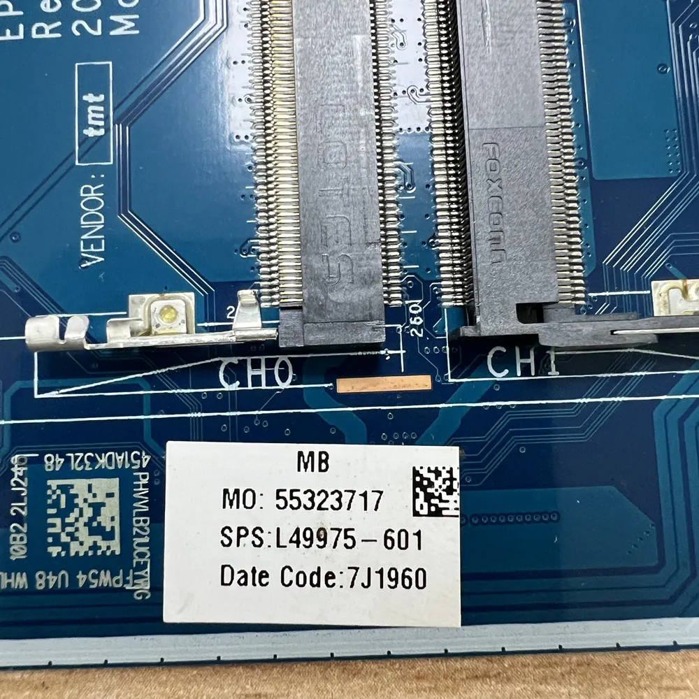 For HP 250 G7 15-DA Laptop Motherboard LA-G07FP i3-8145U i5-8265U