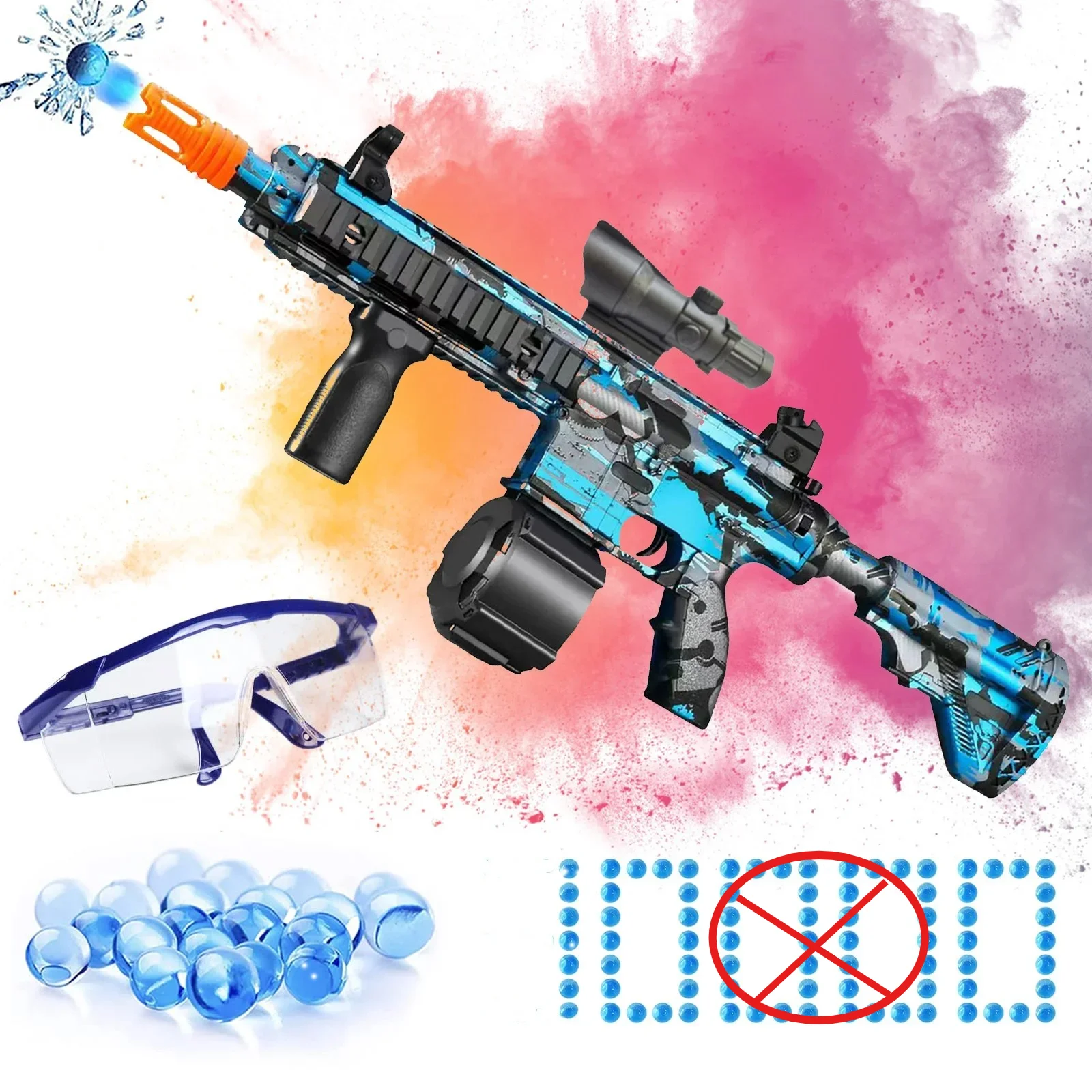 M416 Water Bomb Blaster Gun Electric Graffiti Air Rifle Weapons Paintball Toy Guns Pneumatic Gun For Shooting Adults Kids Toy