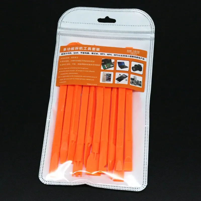 

Huimintong10Pcs Anti Static Plastic Spudger Nylon Stick Pry Opening Tool iPhone iPad Samsung Smartphone Repair Hand Tools Set